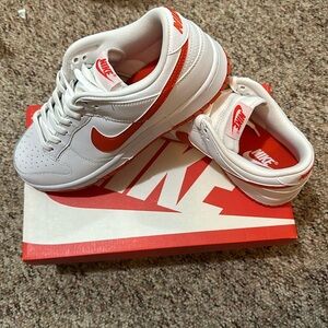 Nike Dunk Low Retro white/picante red